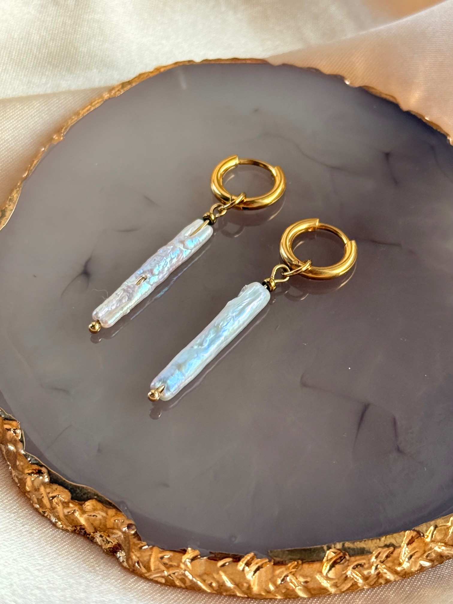 Kolczyki Vogue perła