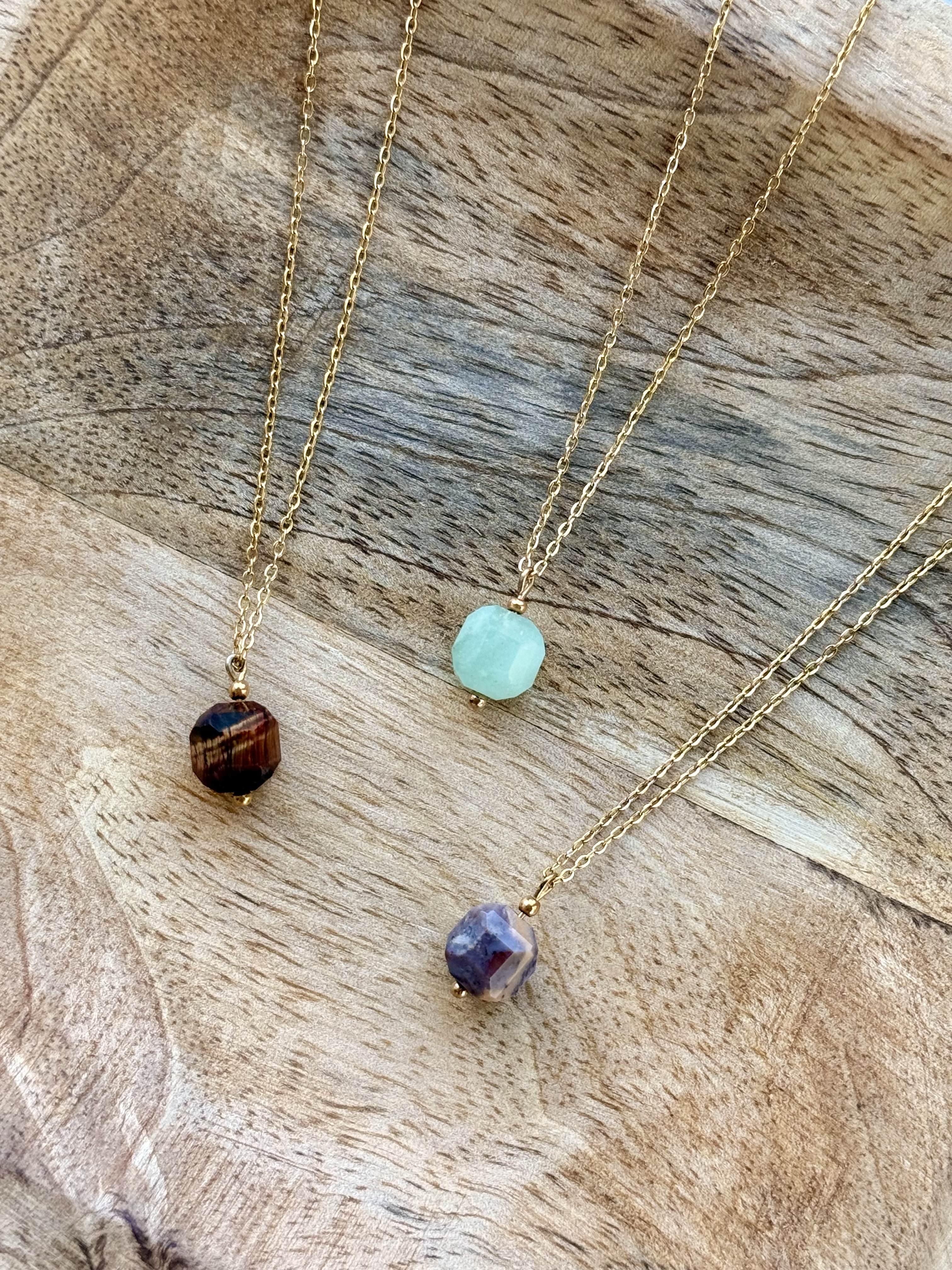 Łańcuszek Jaspis Oceaniczny