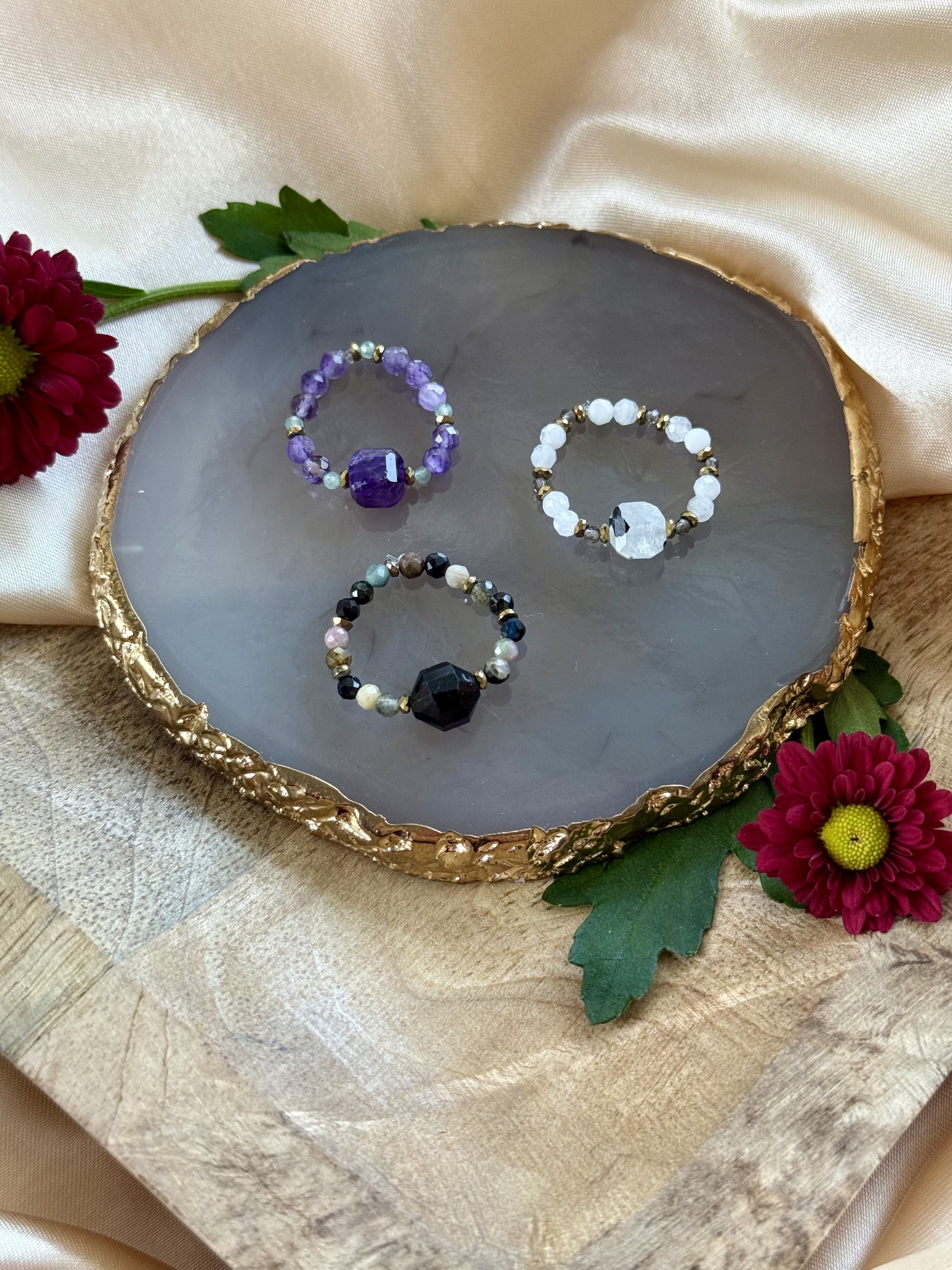 Pierścionek Kamień Księżycowy