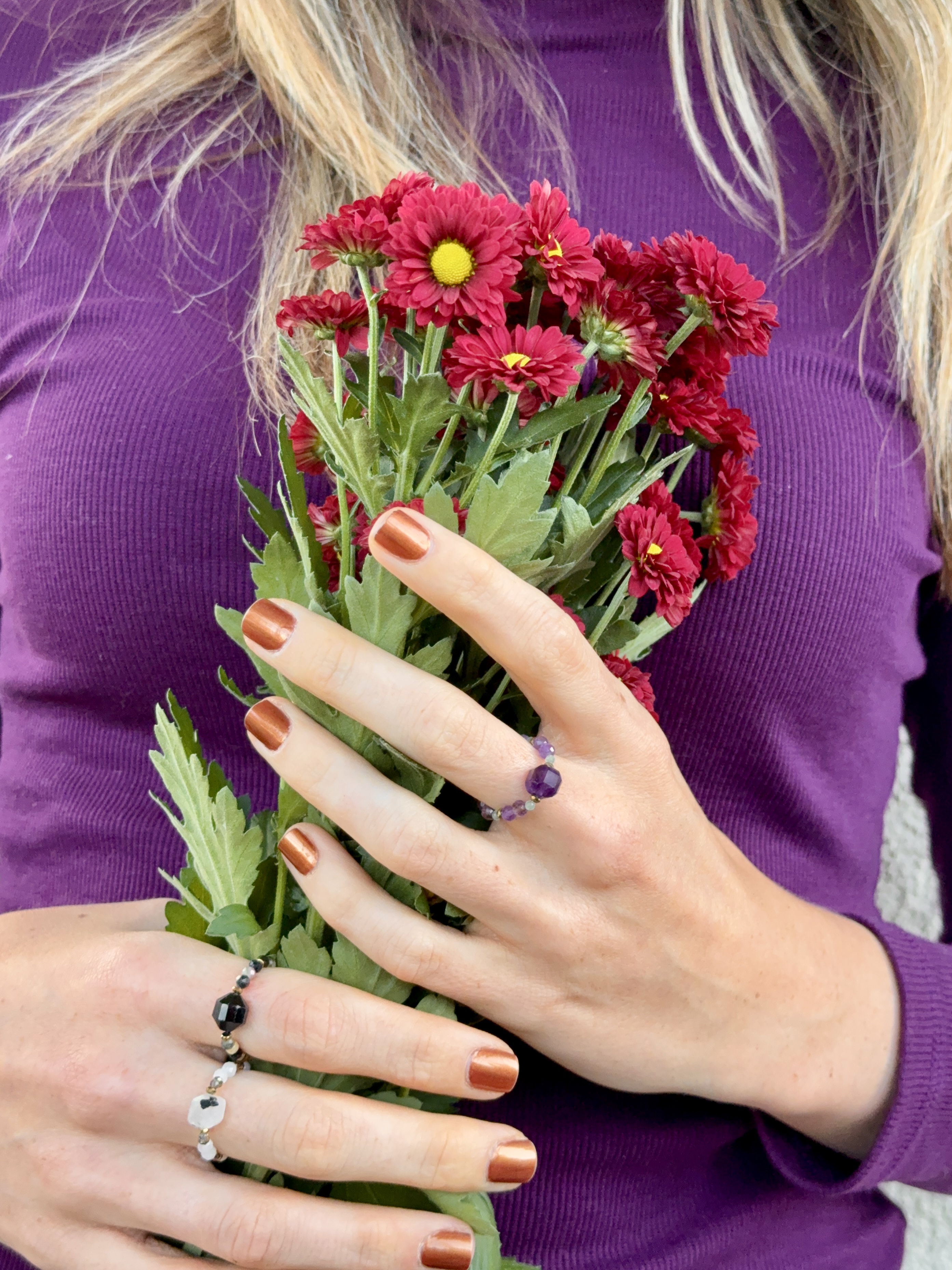 Pierścionek Ametyst