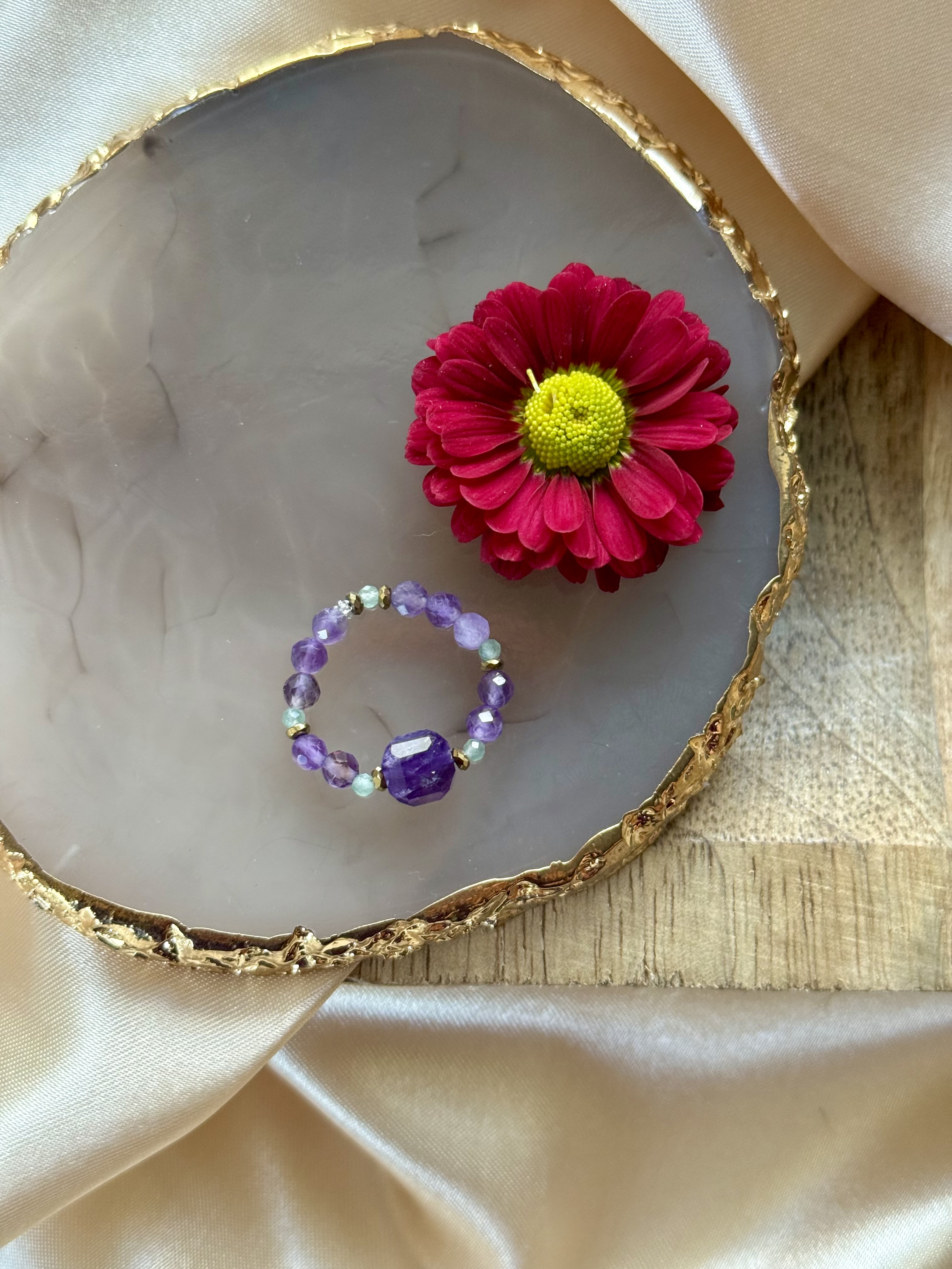 Pierścionek Ametyst